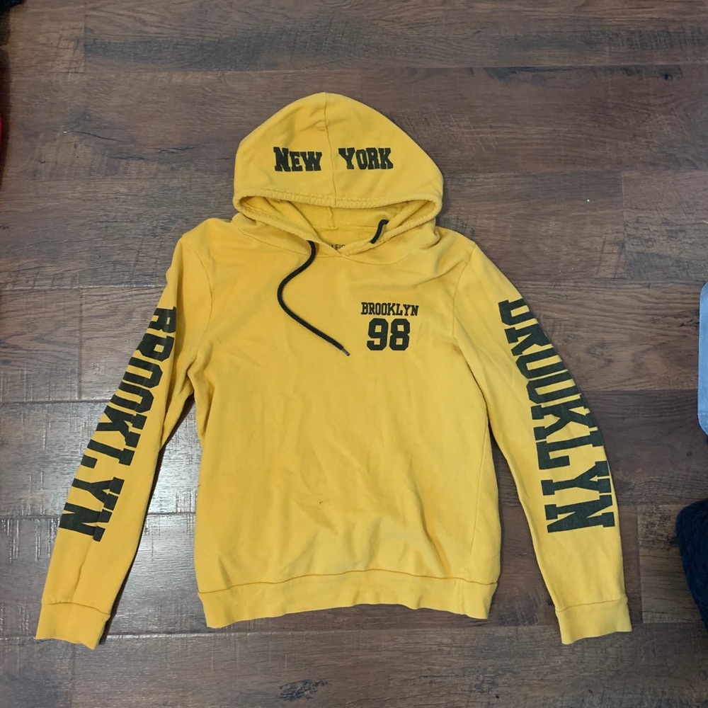 Yellow Brooklyn hoodie